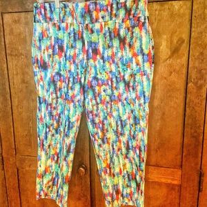 D.F.A New York Woman elastic waist pants 18W